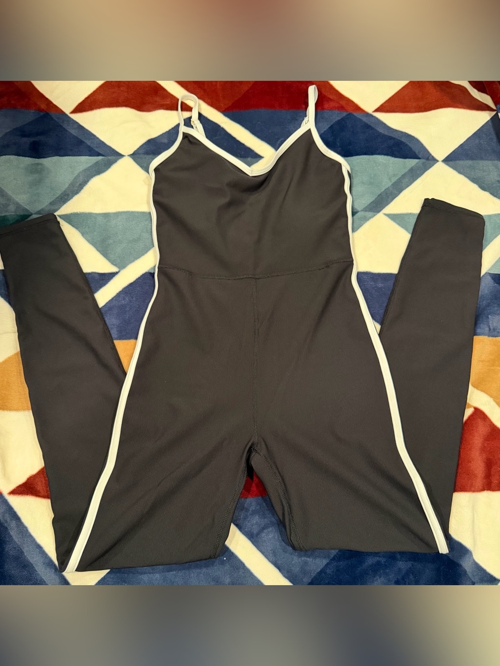 Wilo body suit Black WITH pads with white strip size Small